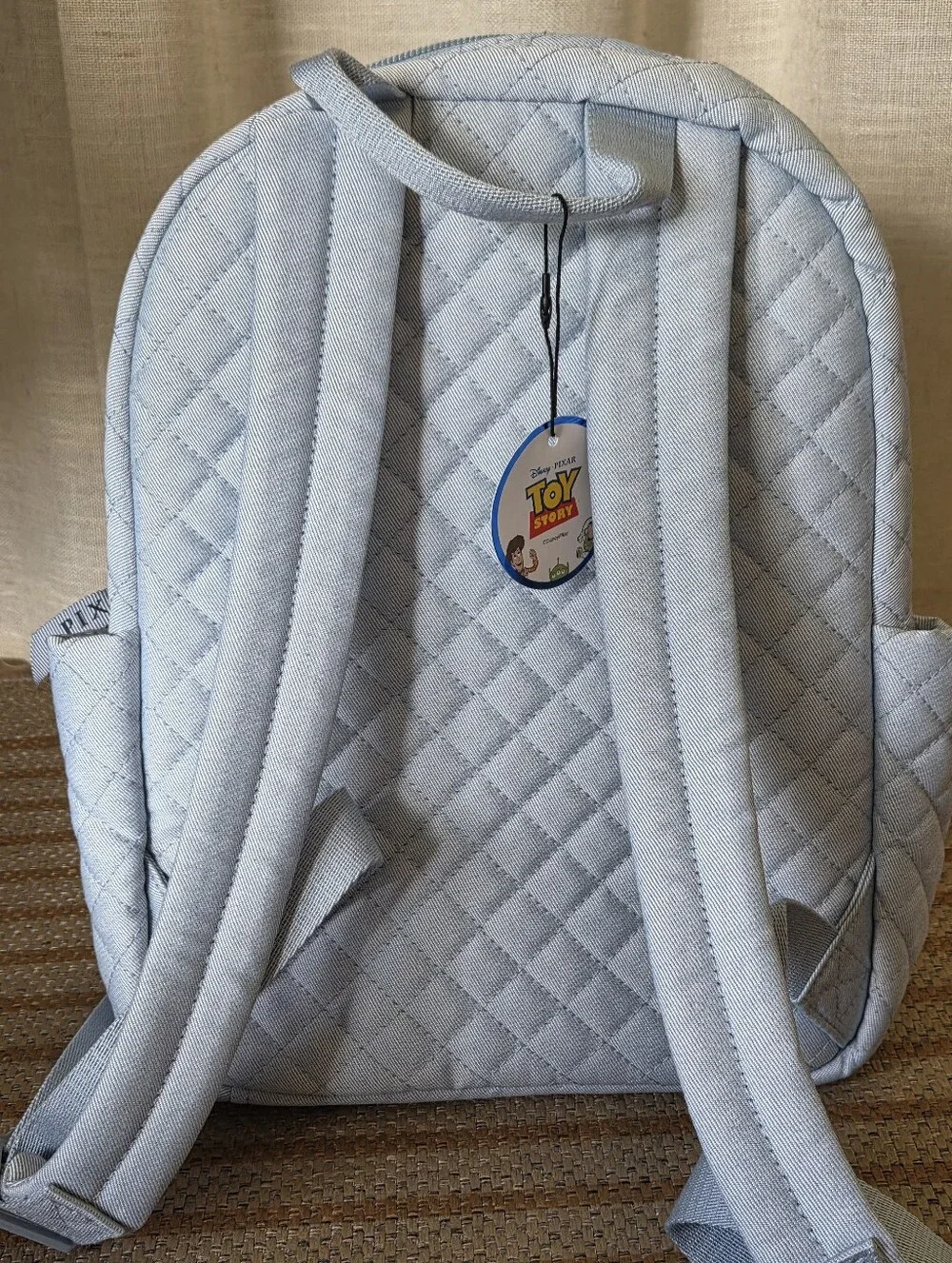 NWT Vera Bradley Disney Pixar Toy Story Small Backpack Andy's Room Blue